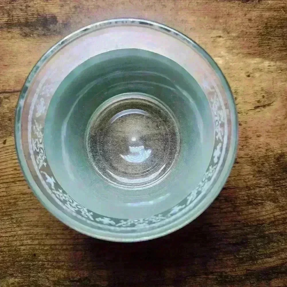 Vintage Jeanette Hellenic Wedgewood Jasperware green drinkware Lowball Glass